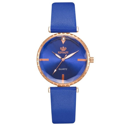 5pcs Set Top Style Fashion Women's Luxury Leather Band Analog Quartz WristWatch Ladies Watch Women Dress Reloj Mujer Black Clock