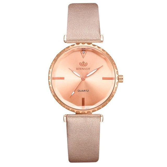 5pcs Set Top Style Fashion Women's Luxury Leather Band Analog Quartz WristWatch Ladies Watch Women Dress Reloj Mujer Black Clock