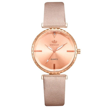 5pcs Set Top Style Fashion Women's Luxury Leather Band Analog Quartz WristWatch Ladies Watch Women Dress Reloj Mujer Black Clock