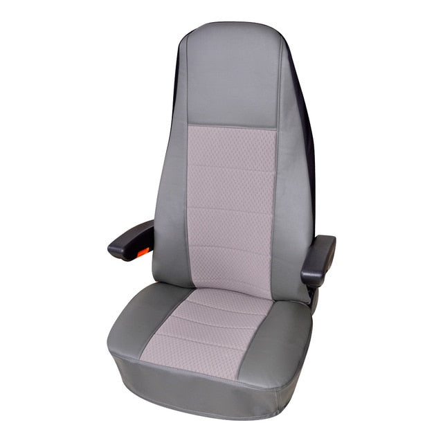 1+2 Seat Covers Car Seat Cover for Transporter/Van, Universal Fit with Artificial Leather,Truck Interior Accessories