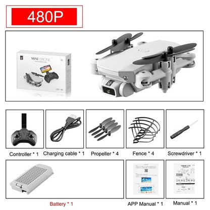 2020 NEW RC drone 4k HD wide angle camera wifi fpv drone height keeping drone with camera mini drone video live rc quadcopter