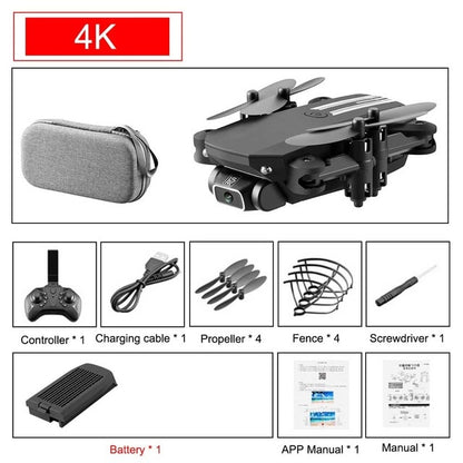 2020 NEW RC drone 4k HD wide angle camera wifi fpv drone height keeping drone with camera mini drone video live rc quadcopter