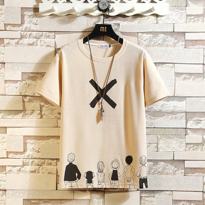 Short Sleeve T Shirt Men 2020 Summer High Quality Tshirt Top Tees Classic Brand Fashion Clothes Plus Size M-5XL O NECK