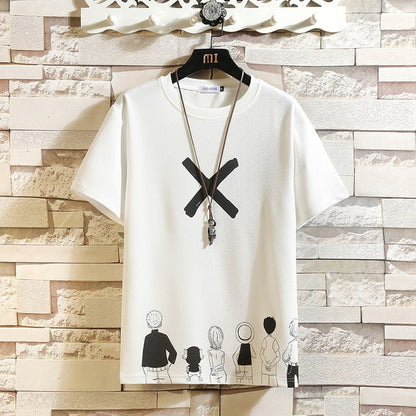 Short Sleeve T Shirt Men 2020 Summer High Quality Tshirt Top Tees Classic Brand Fashion Clothes Plus Size M-5XL O NECK