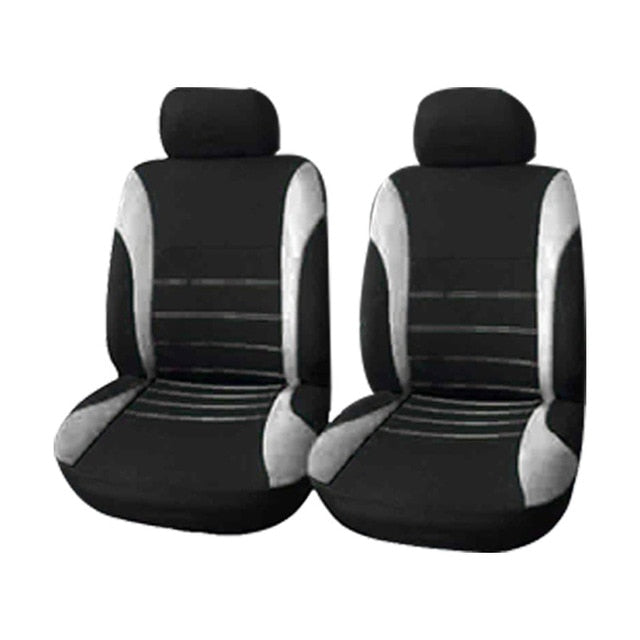 Car Seat Cover Fit Most Car Truck SUV or Van Breathable Auto Cushion Protector Polyester Cloth Universal Interior Accessories