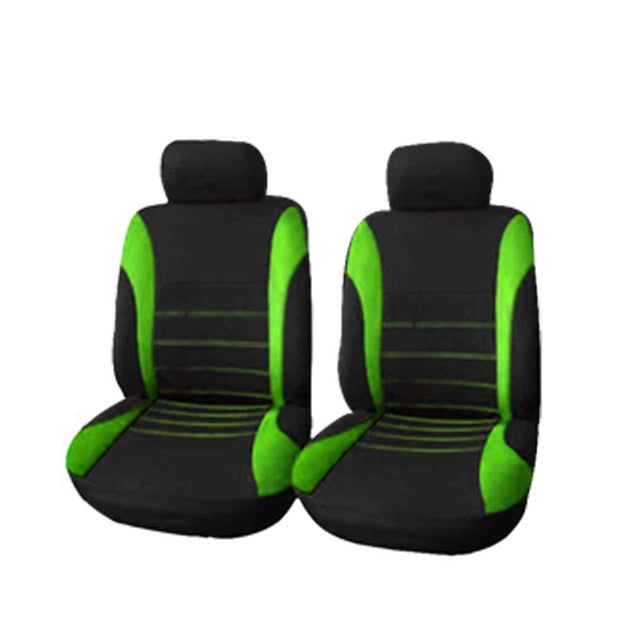 Car Seat Cover Fit Most Car Truck SUV or Van Breathable Auto Cushion Protector Polyester Cloth Universal Interior Accessories