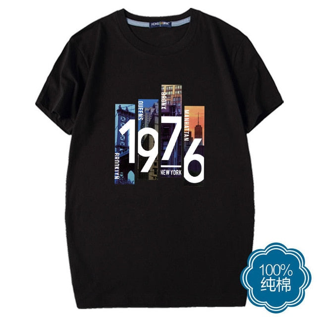 Special Japanese Tide brand short-sleeved men and women summer street hip hop T-shirt Chinese style lovers with half sleeves