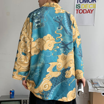 Japanese shirt men kimono 2020 Chinese kimono geisha new arrival Japanese street clothing harajuku kimono