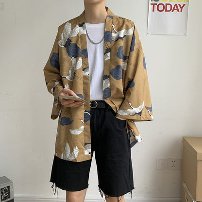 Japanese shirt men kimono 2020 Chinese kimono geisha new arrival Japanese street clothing harajuku kimono