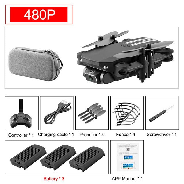 2020 NEW RC drone 4k HD wide angle camera wifi fpv drone height keeping drone with camera mini drone video live rc quadcopter