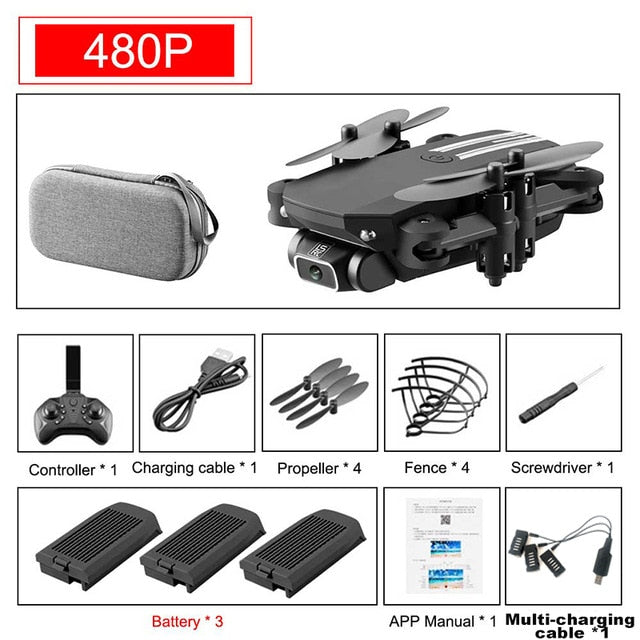 2020 NEW RC drone 4k HD wide angle camera wifi fpv drone height keeping drone with camera mini drone video live rc quadcopter