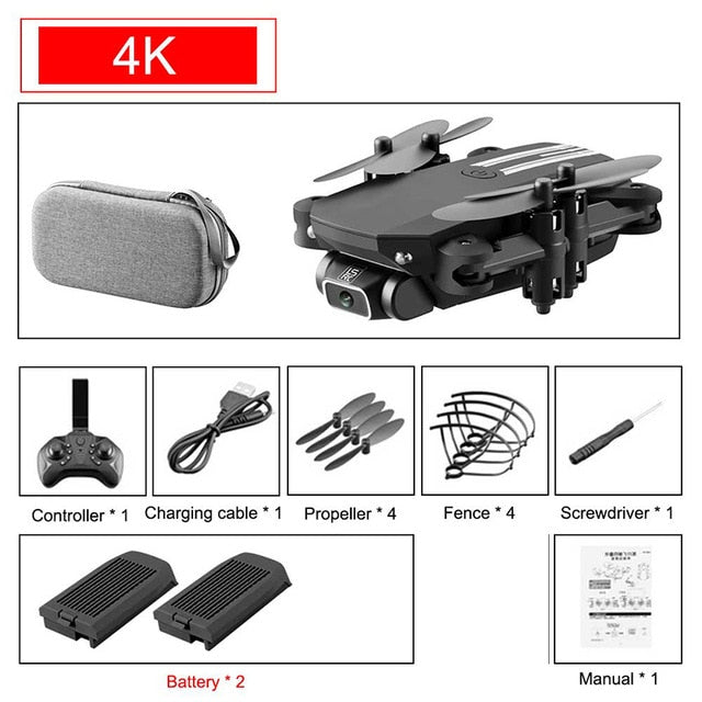 2020 NEW RC drone 4k HD wide angle camera wifi fpv drone height keeping drone with camera mini drone video live rc quadcopter