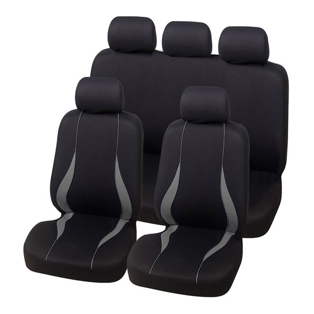 AUTOYOUTH Car Seat Covers Interior Accessories Airbag Compatible  Seat Cover For Toyota Camry Volkswagen Gray Car Seat Protector