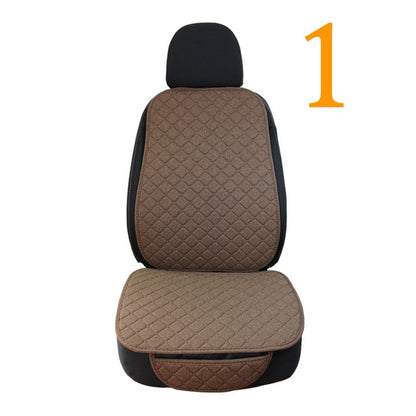 Car Seat Cover Protector Front Backrest Cushion Pad Mat Flax auto Breathable Protector seat Mat Pad Car Accessories