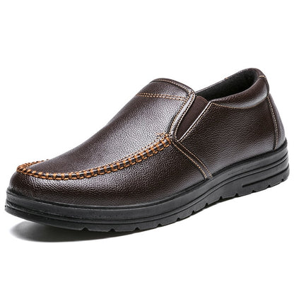 Men Loafers Light Leather Casual Shoes 2020 Autumn Male Outdoor Walking Shoes Comfortable Mens Sneakers Soft Loafers Men's Shoes