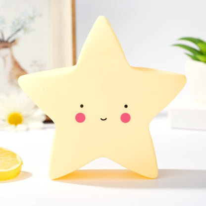 2019 Cute Smiley Clouds Stars Moon Appease Glow Night Light Feeding Light Baby Sleeping Toy Kids Christmas Gifts for New Year