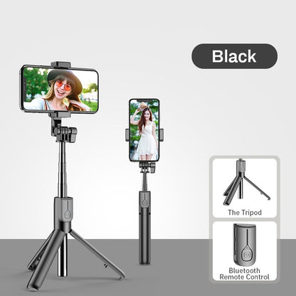 Wireless Bluetooth Selfie Stick with Led Ring Light Foldable Tripod Monopod For iPhone Xiaomi Huawei Samsung Android Live Tripod