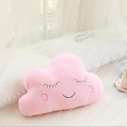 Promotion Stuffed Cloud Moon Star Raindrop Plush Pillow Soft Cushion  Stuffed Plush Toys For Children Baby Kids Pillow Girl