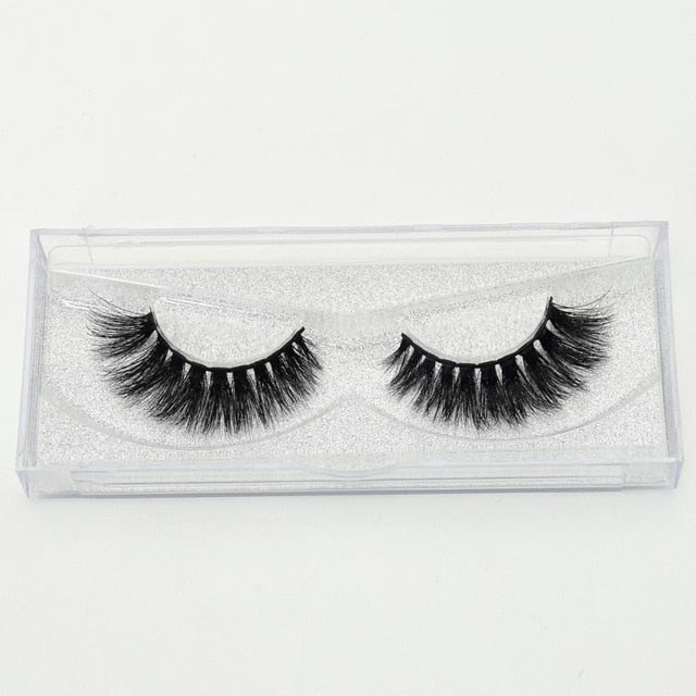 Visofree Mink Eyelashes 100% Cruelty free Handmade 3D Mink Lashes Full Strip Lashes Soft False Eyelashes Makeup  Lashes E11