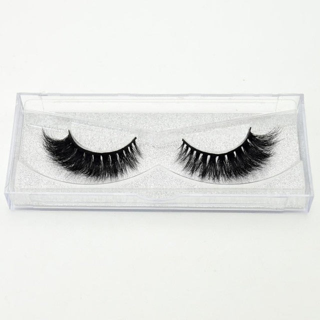 Visofree Mink Eyelashes 100% Cruelty free Handmade 3D Mink Lashes Full Strip Lashes Soft False Eyelashes Makeup  Lashes E11
