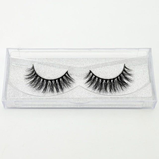 Visofree Mink Eyelashes 100% Cruelty free Handmade 3D Mink Lashes Full Strip Lashes Soft False Eyelashes Makeup  Lashes E11
