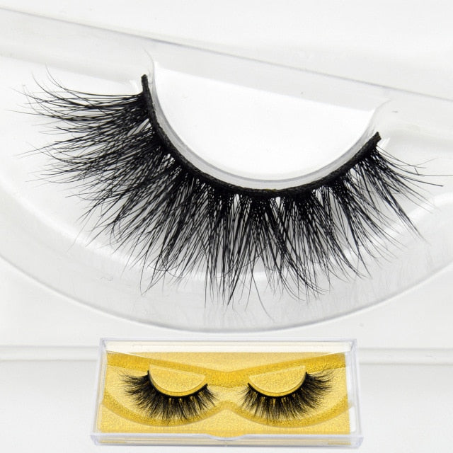Visofree Mink Eyelashes 100% Cruelty free Handmade 3D Mink Lashes Full Strip Lashes Soft False Eyelashes Makeup  Lashes E11