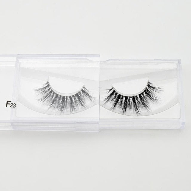 Visofree Mink Eyelashes 100% Cruelty free Handmade 3D Mink Lashes Full Strip Lashes Soft False Eyelashes Makeup  Lashes E11