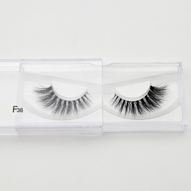 Visofree Mink Eyelashes 100% Cruelty free Handmade 3D Mink Lashes Full Strip Lashes Soft False Eyelashes Makeup  Lashes E11