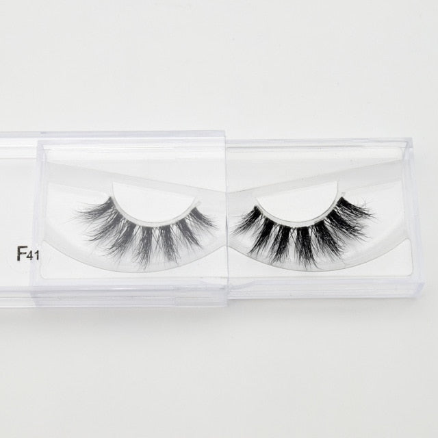 Visofree Mink Eyelashes 100% Cruelty free Handmade 3D Mink Lashes Full Strip Lashes Soft False Eyelashes Makeup  Lashes E11