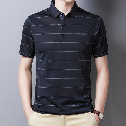 Ymwmhu 2020 New Arrival Polo Shirt Striped Short Sleeve Summer Cool Shirt Streetwear Fashion Male Polo Shirt Men Tops Clothes
