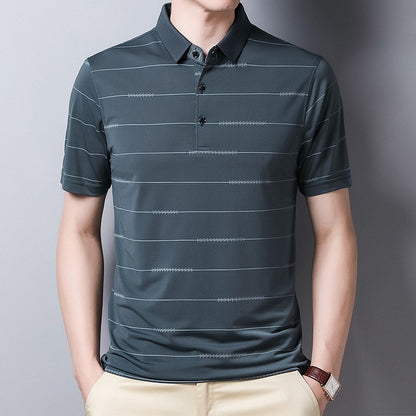 Ymwmhu 2020 New Arrival Polo Shirt Striped Short Sleeve Summer Cool Shirt Streetwear Fashion Male Polo Shirt Men Tops Clothes