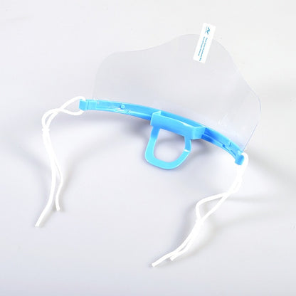 10PCS Transparent Catering Mask Anti Fog Catering Food Hotel Plastic Kitchen Restaurant Smile Mouth Masks