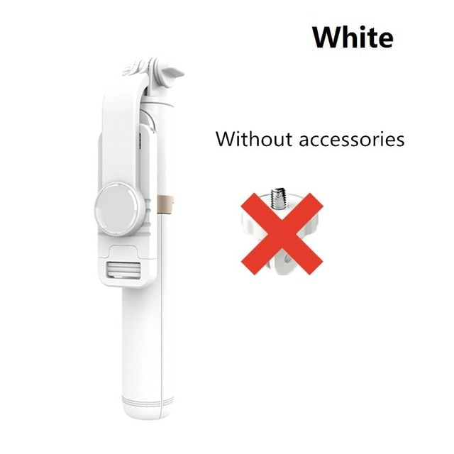 FANGTUOSI aluminum alloy Wireless Bluetooth Selfie Stick Foldable Monopods Universal Tripod for Smartphones for Action Cameras