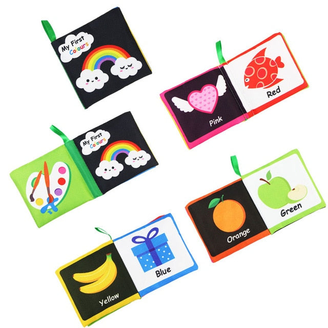 Baby Book Soft Cloth Books Toddler Newborn Early Learning Develop Cognize Reading Puzzle Book Toys Infant Quiet Book For Kids