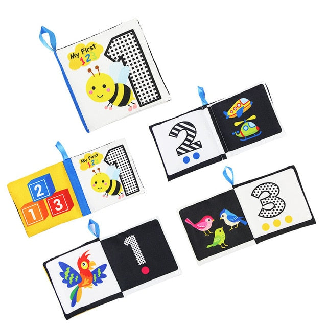 Baby Book Soft Cloth Books Toddler Newborn Early Learning Develop Cognize Reading Puzzle Book Toys Infant Quiet Book For Kids