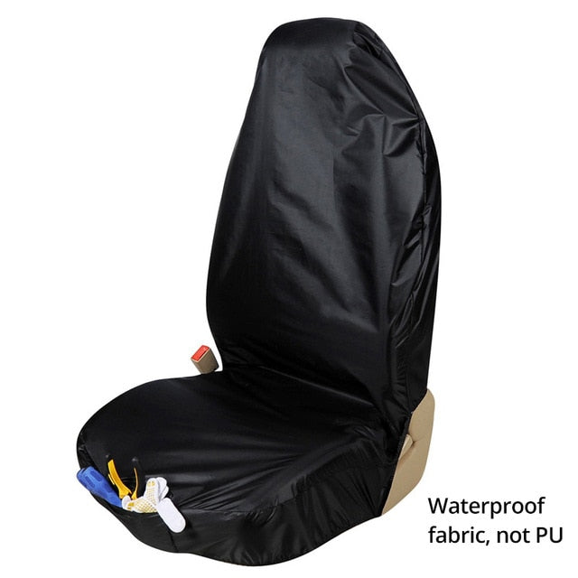 Universal PU Leather Car Front Seat Covers High Back Bucket Seat Cover Fit Most Cars, Trucks, SUVS, 2 PCS Auto Seat Covers