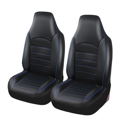 Universal PU Leather Car Front Seat Covers High Back Bucket Seat Cover Fit Most Cars, Trucks, SUVS, 2 PCS Auto Seat Covers