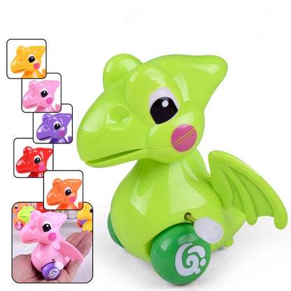 1 Pieces Baby Funny Kids Toys Spring Clockwork Toy Mini Pull Back Jumping Frog/Dog/Lion Wind Up Toys for Children Boys