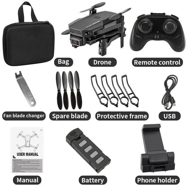 2020 NEW KF611 Drone 4k HD Wide Angle Camera 1080P WiFi fpv Drones Camera Quadcopter Height Keep Drone Camera Dron Toy