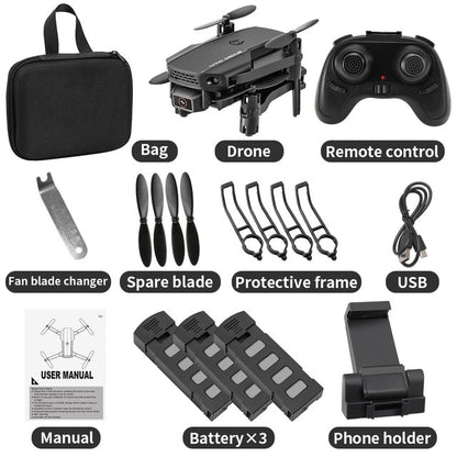 2020 NEW KF611 Drone 4k HD Wide Angle Camera 1080P WiFi fpv Drones Camera Quadcopter Height Keep Drone Camera Dron Toy
