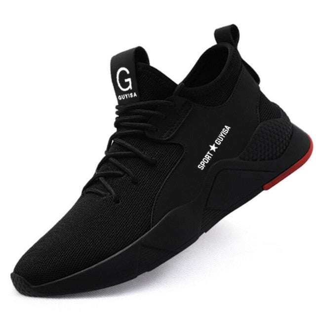 Women And Men's Steel-Toe Work Safety Sport Shoes Casual Breathable Outdoor Sneakers Puncture Proof Boots Comfortable Shoes