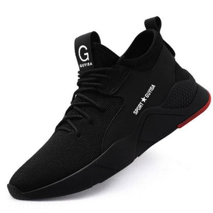 Women And Men's Steel-Toe Work Safety Sport Shoes Casual Breathable Outdoor Sneakers Puncture Proof Boots Comfortable Shoes