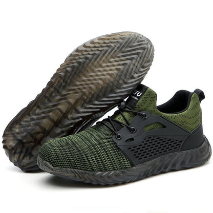 Women And Men's Steel-Toe Work Safety Sport Shoes Casual Breathable Outdoor Sneakers Puncture Proof Boots Comfortable Shoes
