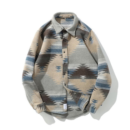 GONTHWID Hip Hop Tie Dye Snap Button Long Sleeve Shirts Men Fashion Casual Streetwear Dress Shirt Coats Male Hipster Shirts Tops