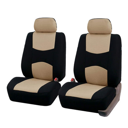 AUTOYOUTH Unique Flat Cloth Car Seat Cover ( Detachable Headrests and Solid Bench) Interior Accessories Universal Car Seat Cover