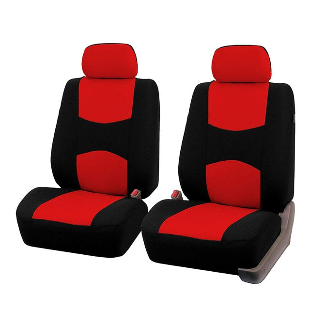 AUTOYOUTH Unique Flat Cloth Car Seat Cover ( Detachable Headrests and Solid Bench) Interior Accessories Universal Car Seat Cover