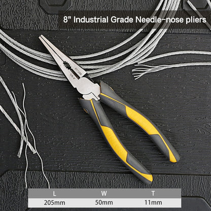 6''8''9'' Multifunction Pliers Set Combination Pliers Stripper/Crimper/Cutter Heavy Duty Wire Pliers Diagonal Pliers Hand Tools
