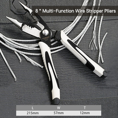 6''8''9'' Multifunction Pliers Set Combination Pliers Stripper/Crimper/Cutter Heavy Duty Wire Pliers Diagonal Pliers Hand Tools