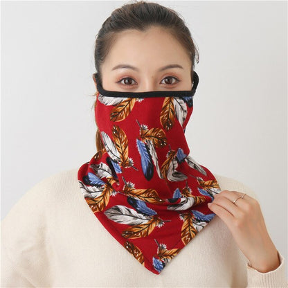 2020 New Women Winter Scarves Cotton Feeling Mask Man Neck Scarf Rings Headband Soft Warm Face Scarfs Masks