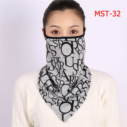 2020 New Women Winter Scarves Cotton Feeling Mask Man Neck Scarf Rings Headband Soft Warm Face Scarfs Masks
